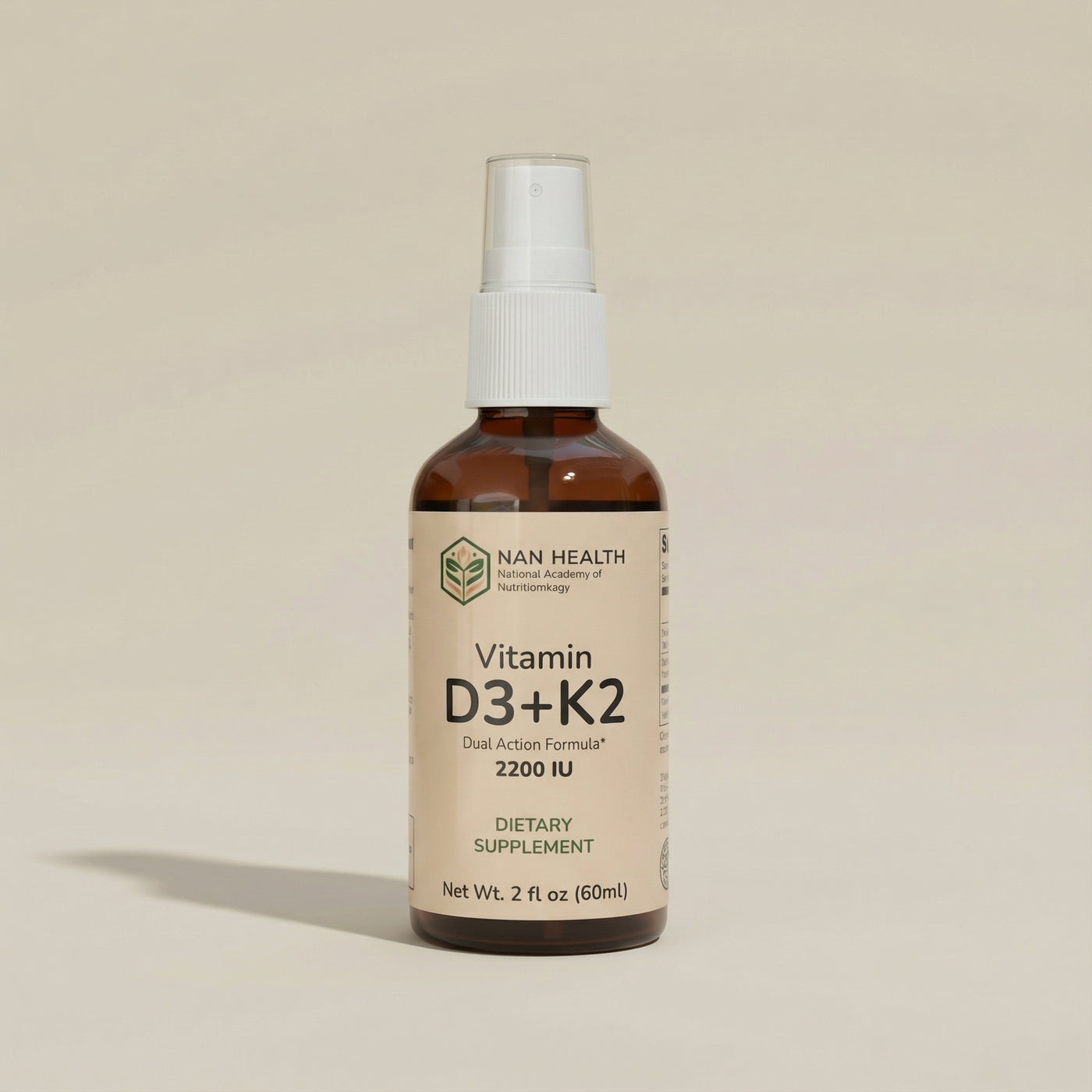 Vitamin D3 and K2 Spray
