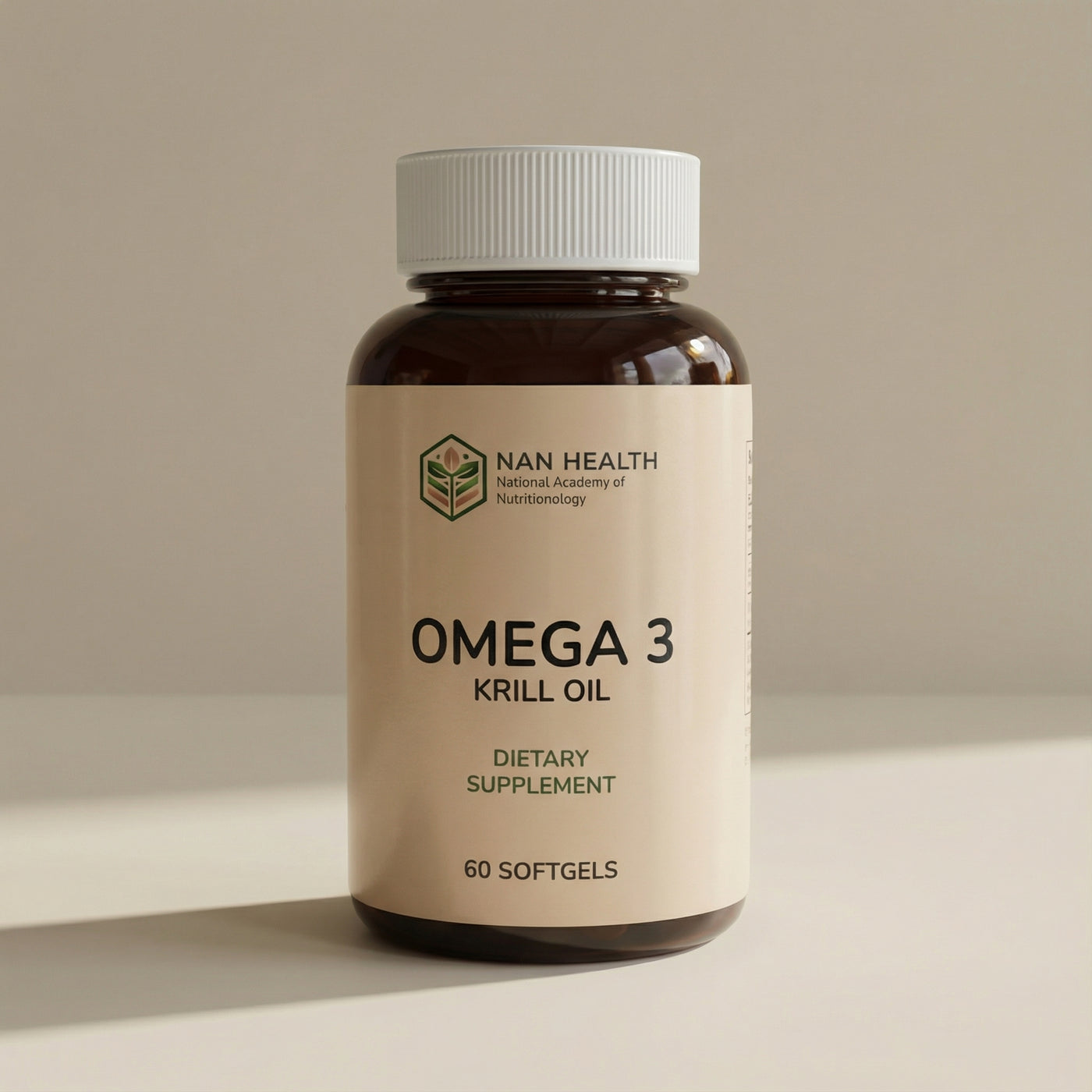 Omega 3 Krill Oil Dietary Supplement Softgels