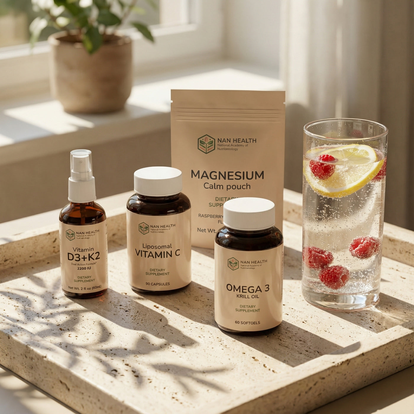 Health Essentials Dietary Supplement Bundle for One Person