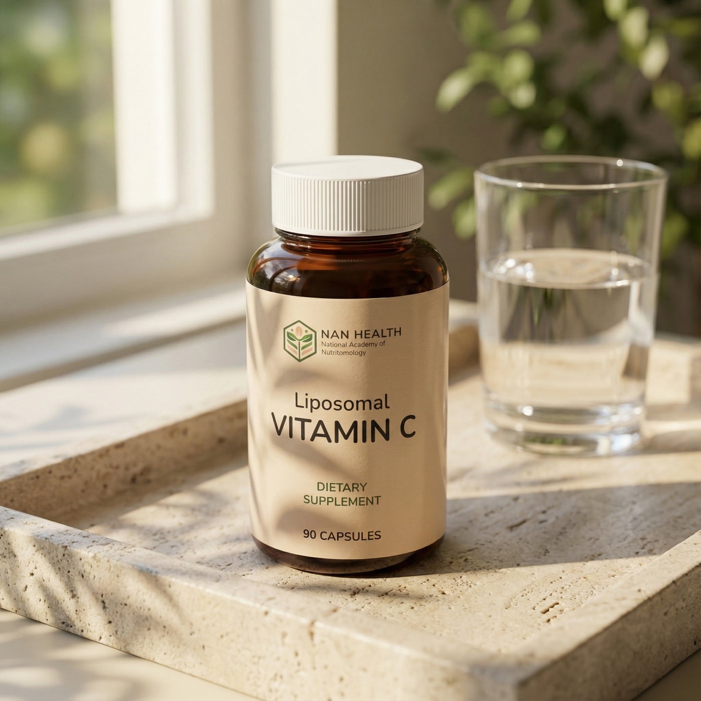 Liposomal Vitamin C Dietary Supplement Capsules