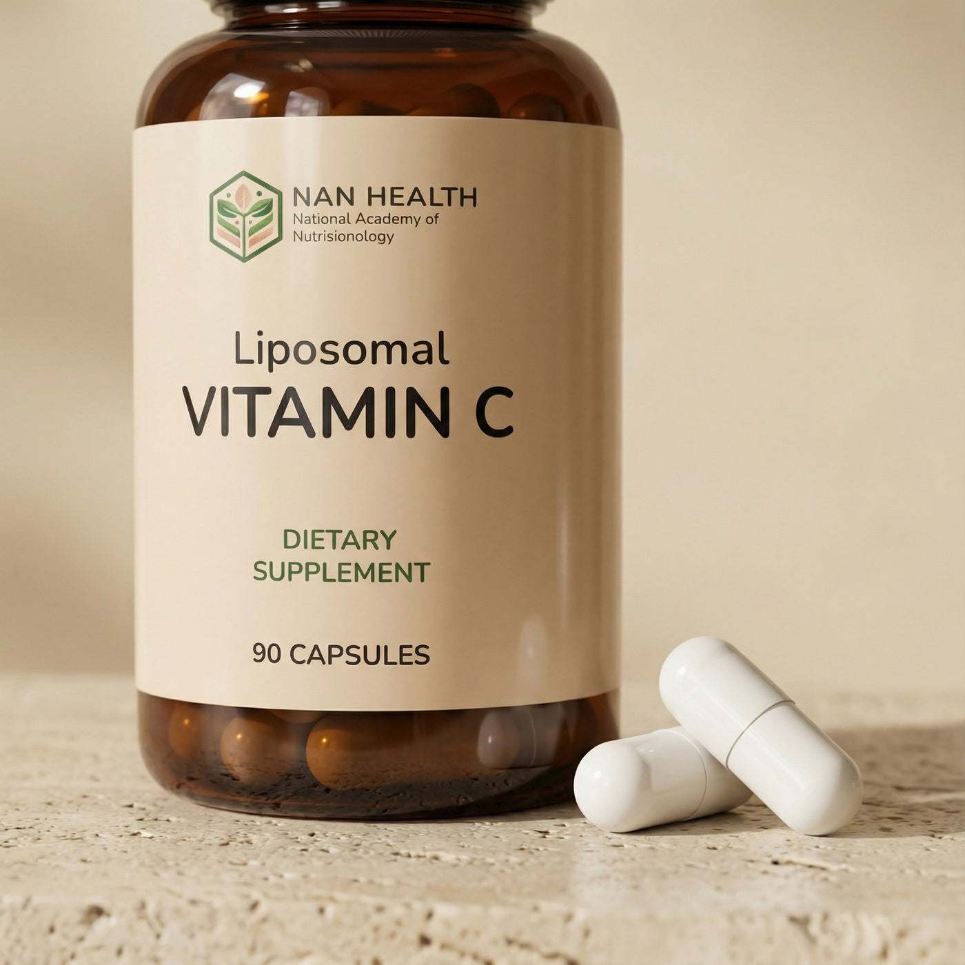 Liposomal Vitamin C Dietary Supplement Capsules